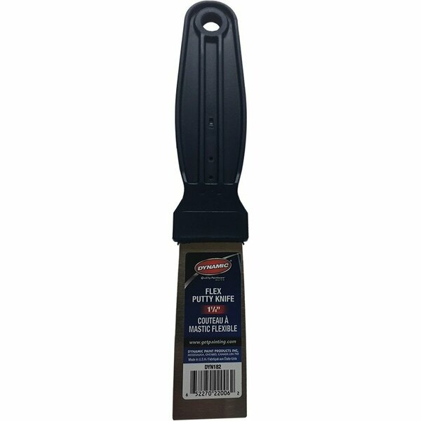 Dynamic Paint Products Dynamic DIY 1-1/4 in. Flex Putty Knife with Carbon Steel Blade DYN182